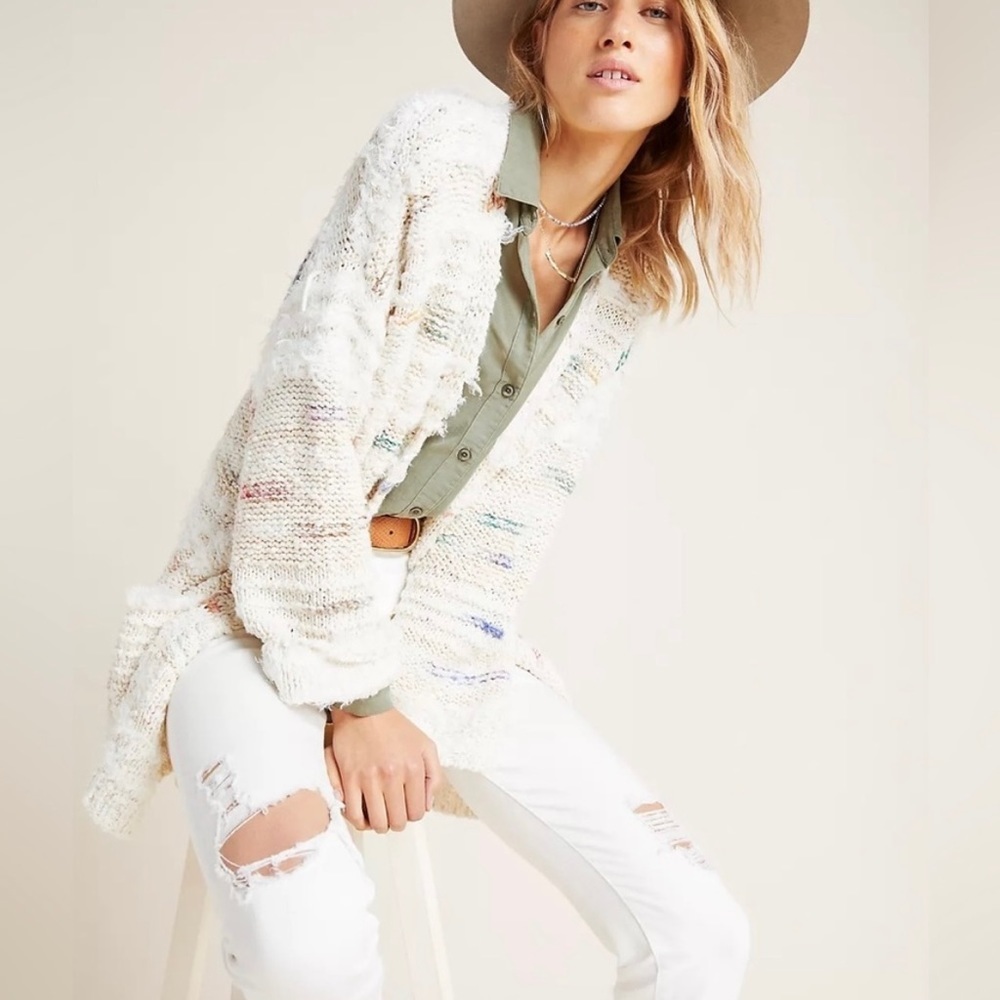 Margo Rainbow Cardigan Anthropologie‎ - EUC